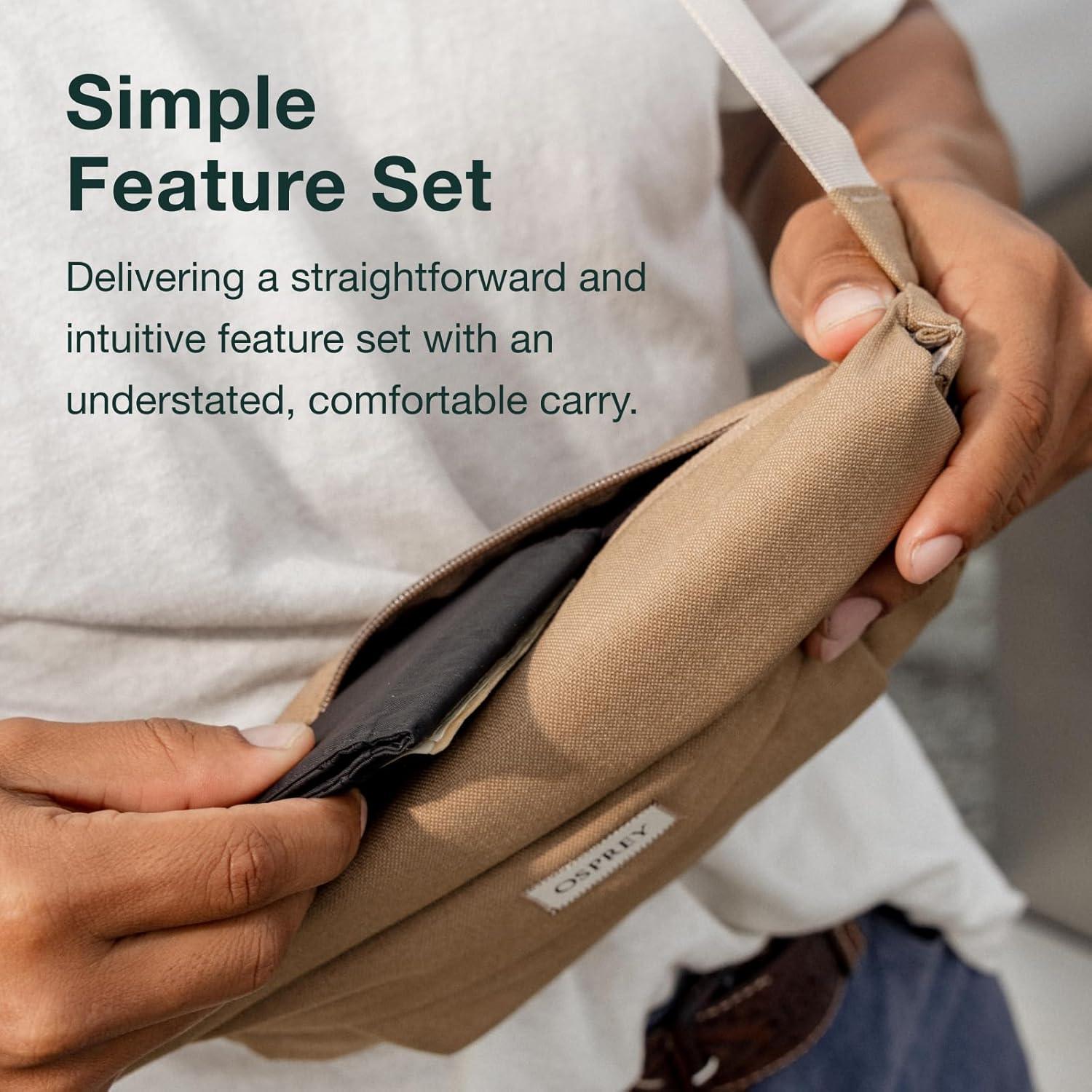 Bolsa de Cadera Osprey Arcane Unisex Marrón Latte 2L