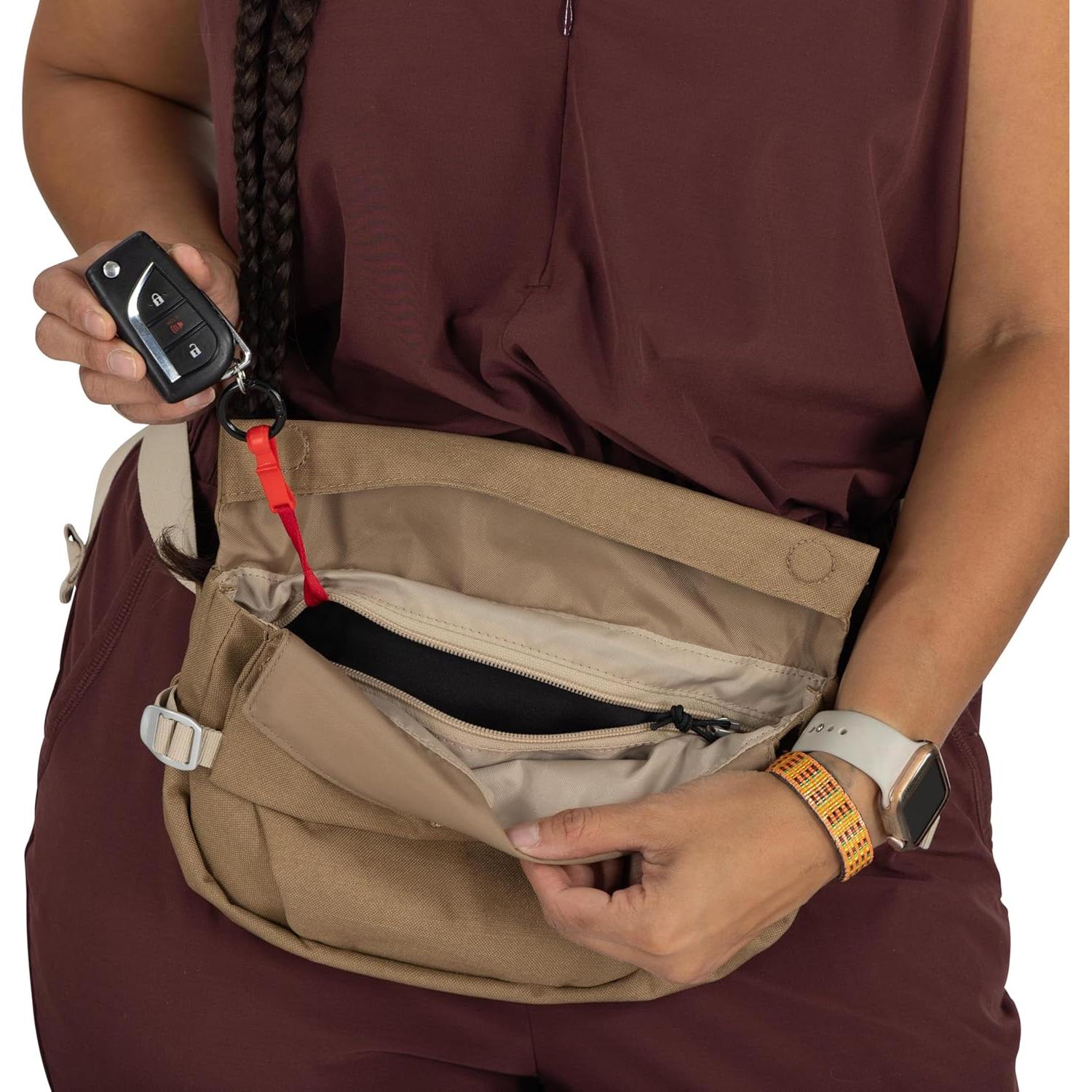 Bolsa de Cadera Osprey Arcane Unisex Marrón Latte 2L