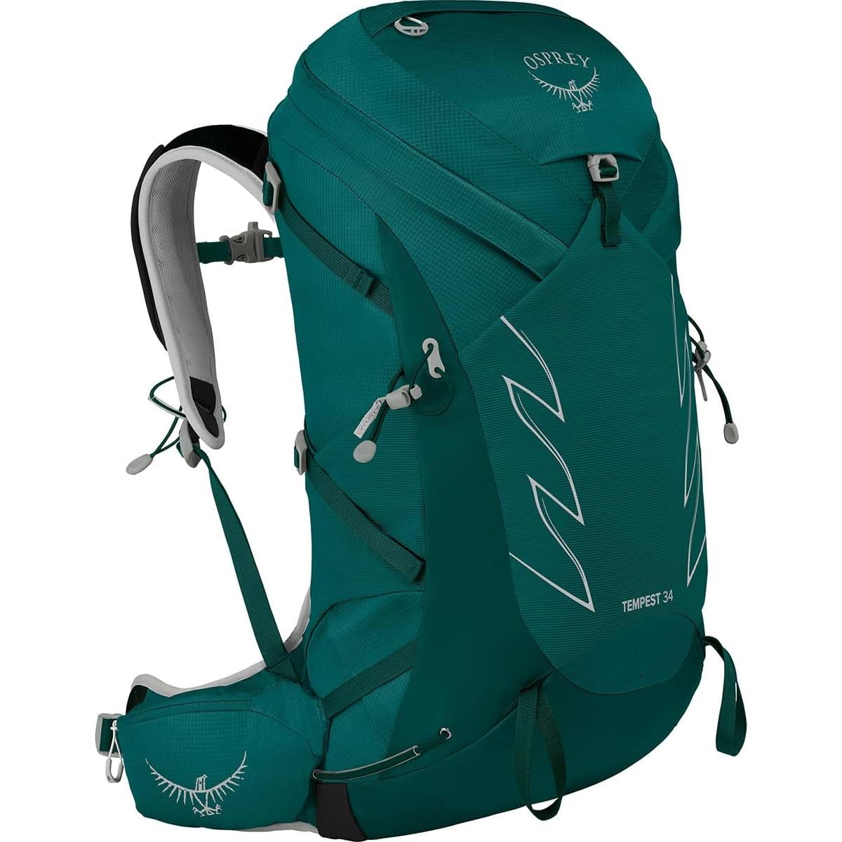 Mochila de senderismo Osprey Tempest 34L para mujeres Verde Jasper