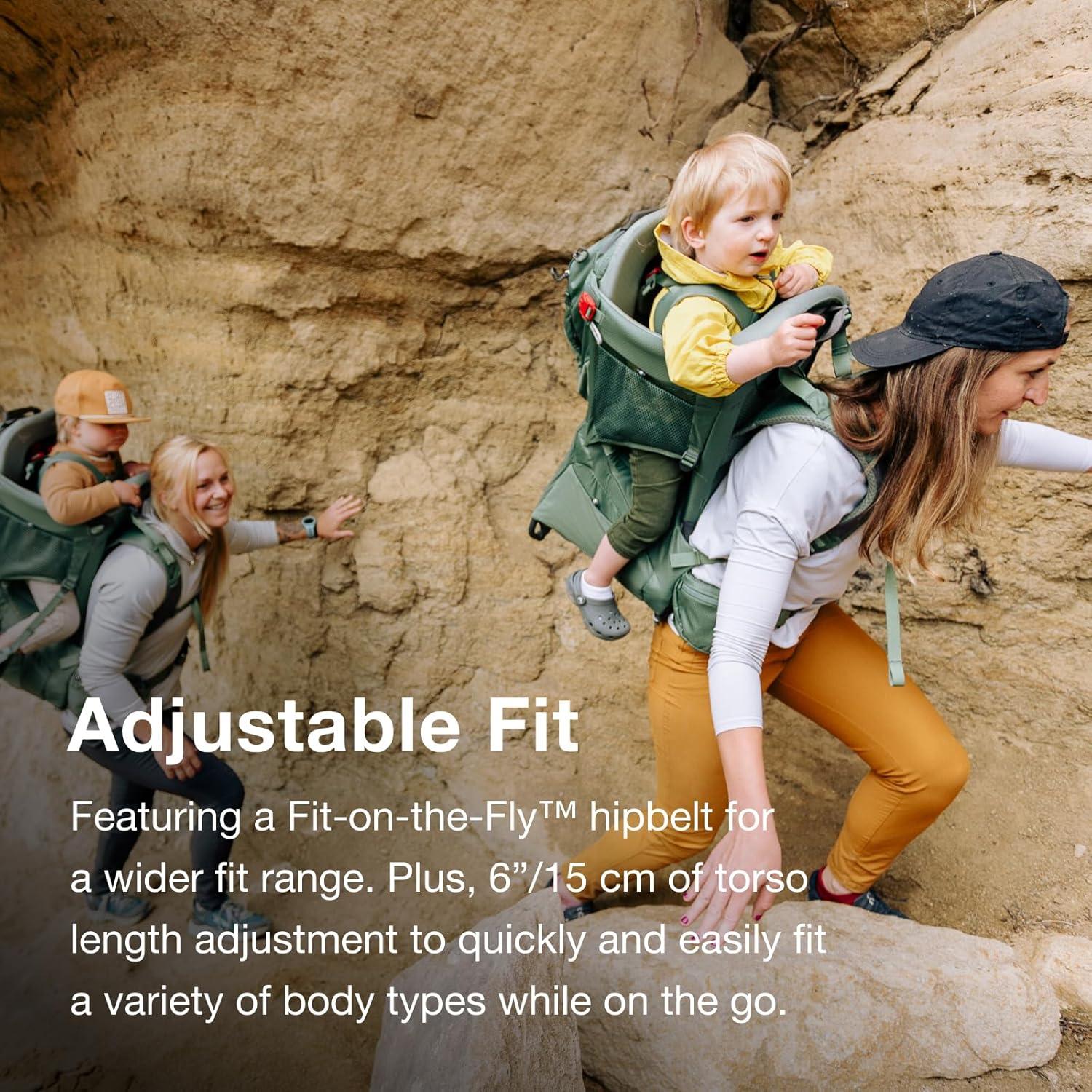 Mochila Portabebés Osprey Poco Premium con Sombrilla UPF 50+