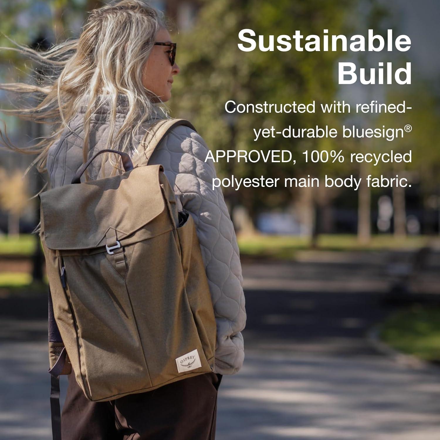 Mochila Osprey Arcane Flap Pack Negra 14L para Laptop 16"