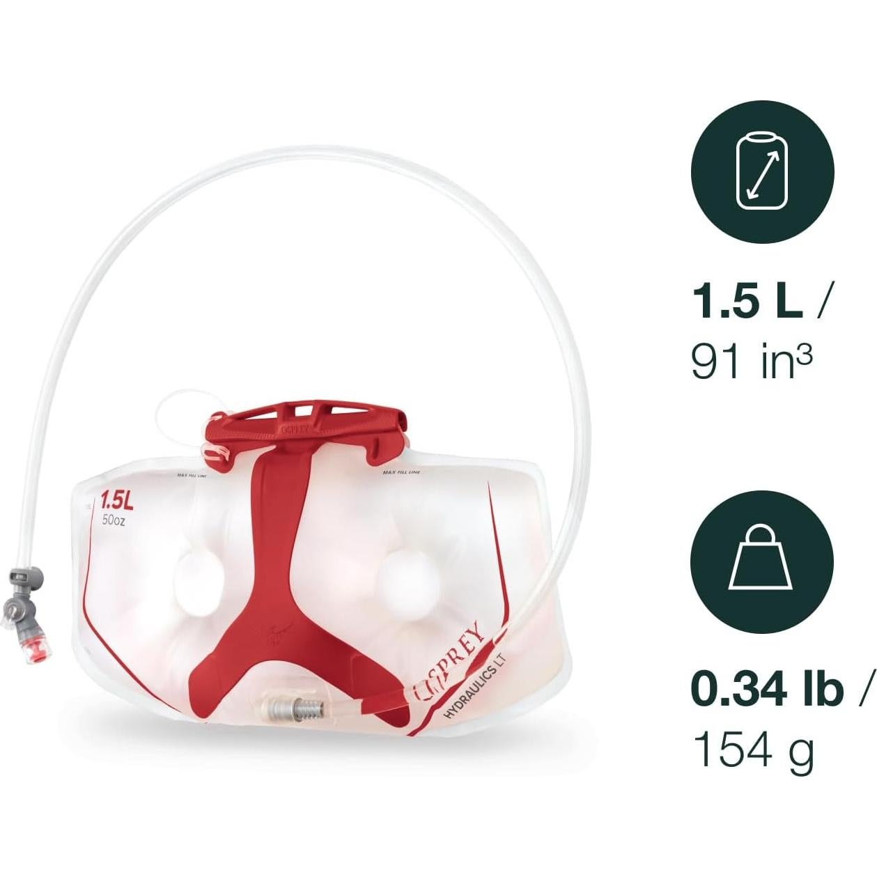 Reservorio de Agua Lumbar Osprey Hydraulics LT 1.5L