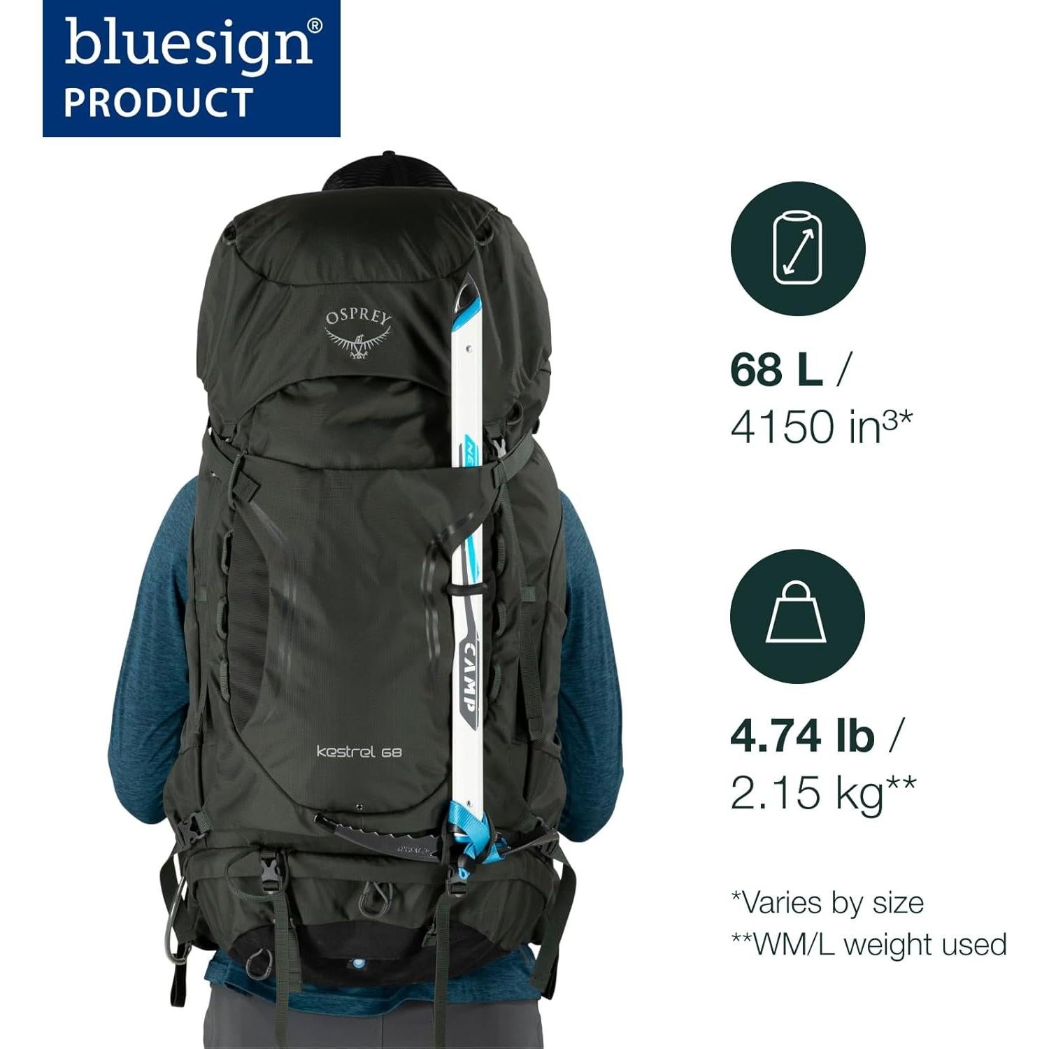 Mochila de Senderismo Osprey Kyte 68L para Mujeres Púrpura