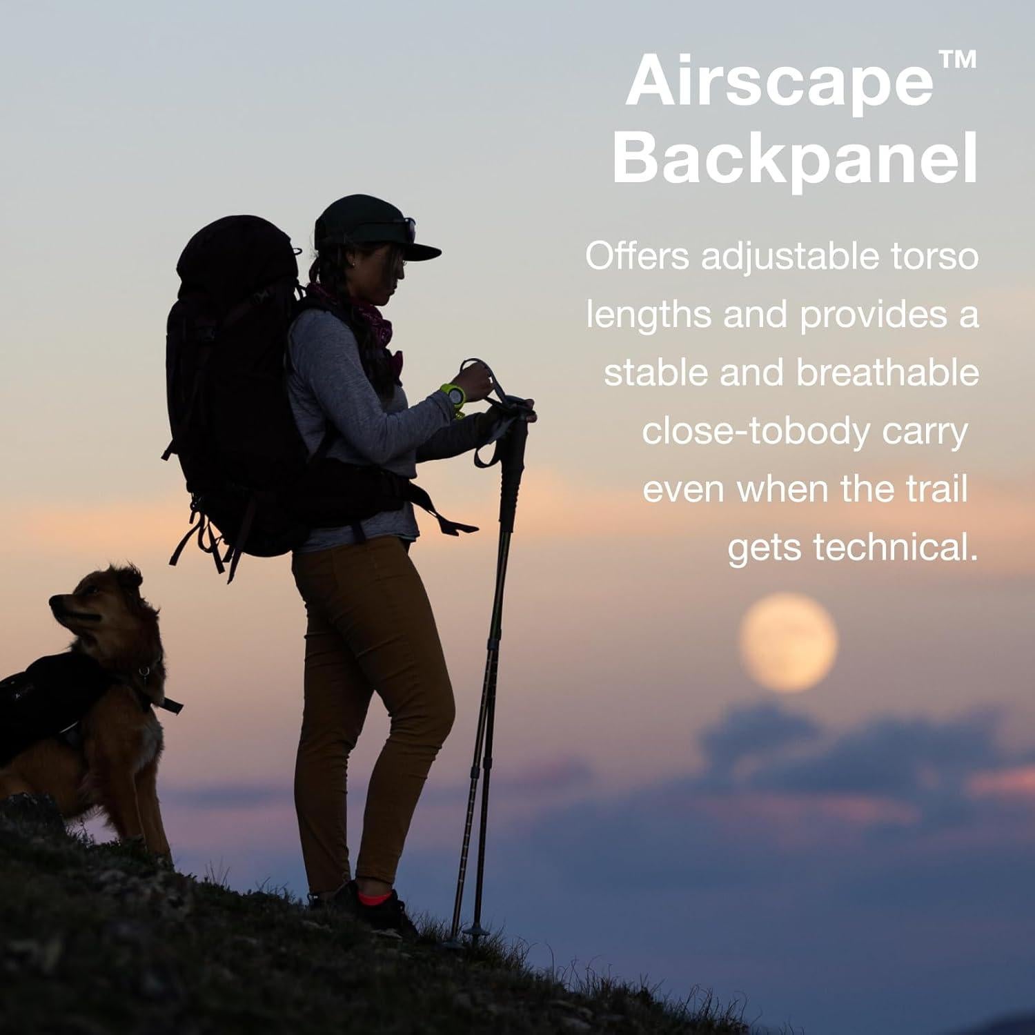 Mochila de Senderismo Osprey Kyte 68L para Mujeres Púrpura