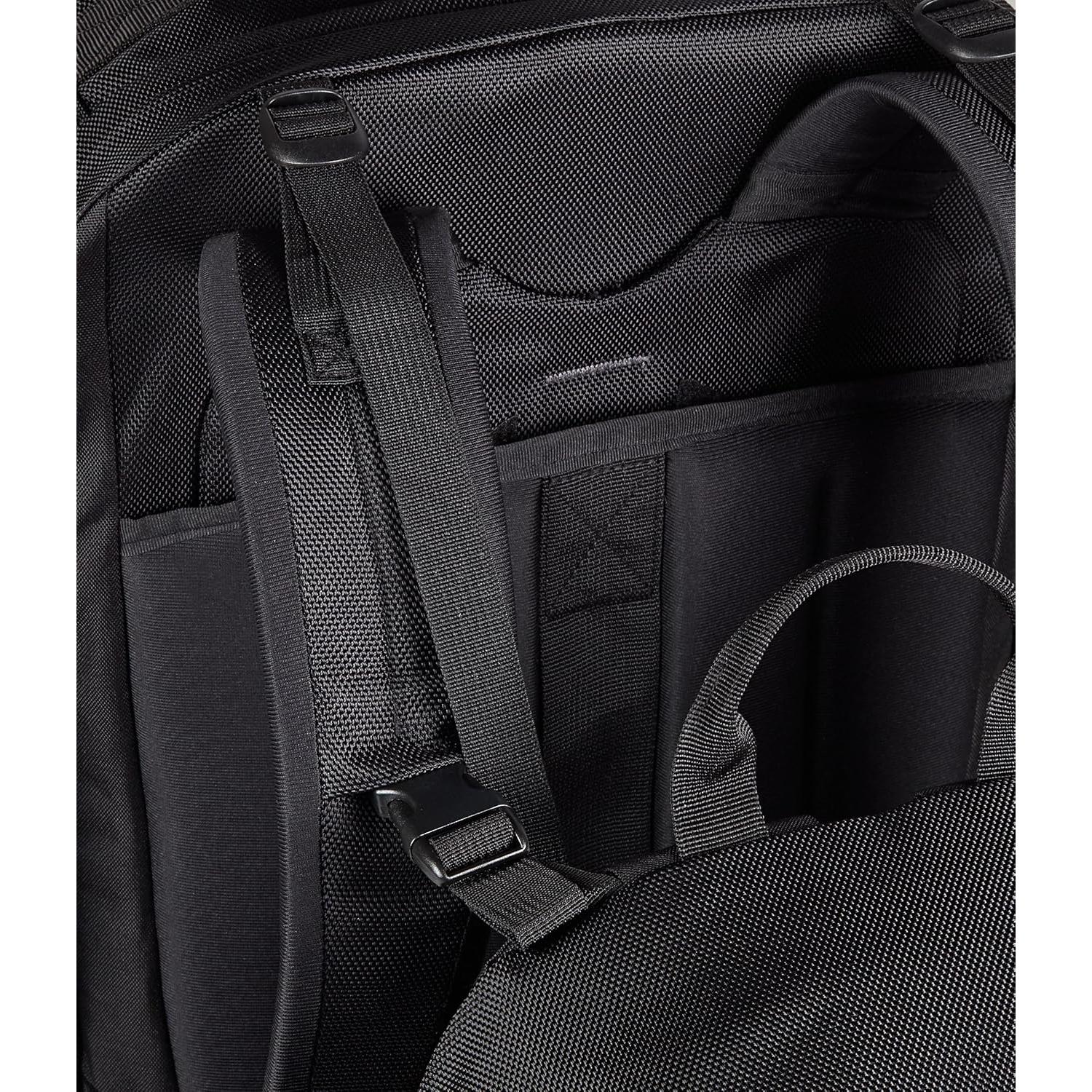 Mochila JanSport Venture Negra - Gran Compartimento y 4 Bolsillos