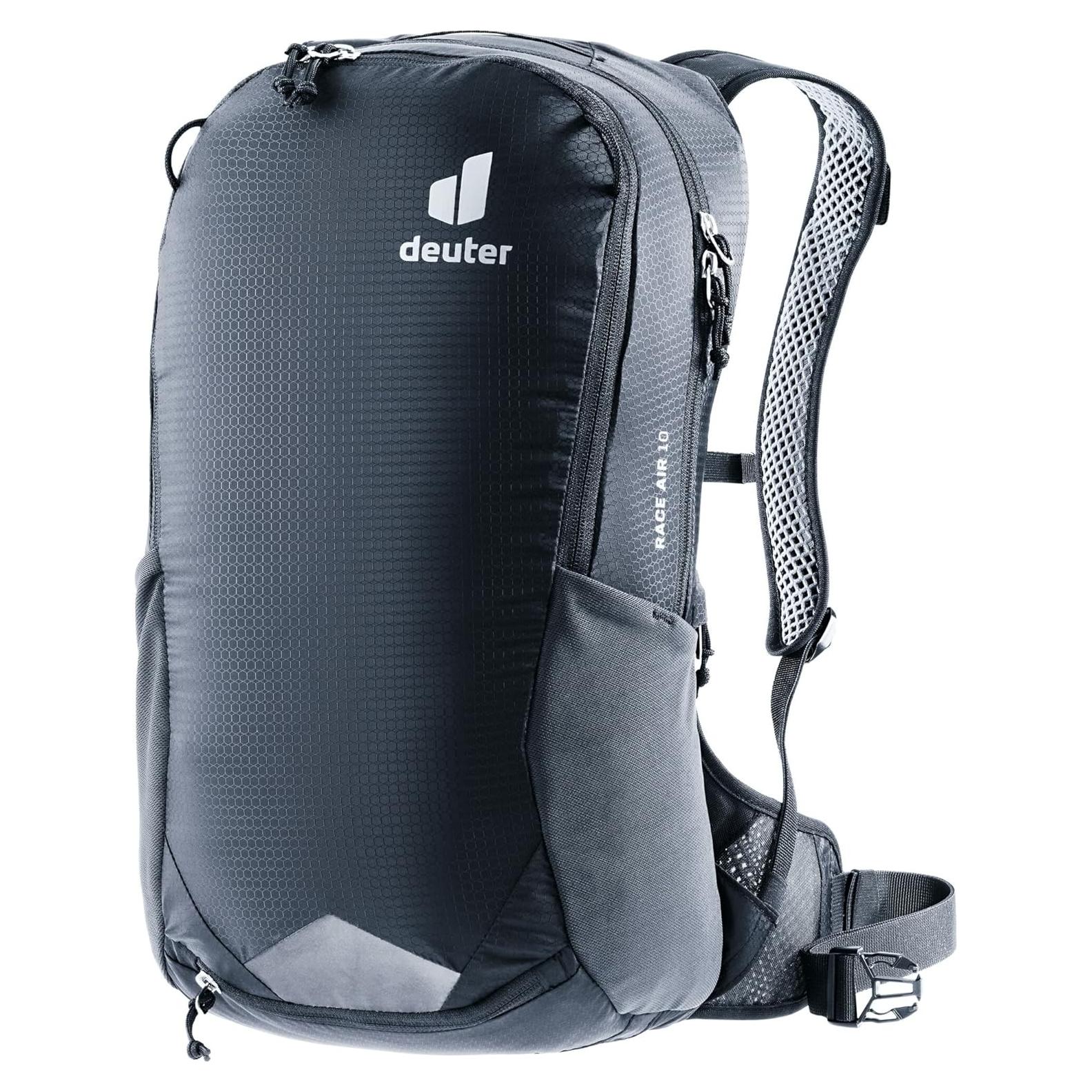 Mochila Deuter Race Air 10L para Ciclismo de Montaña Negra