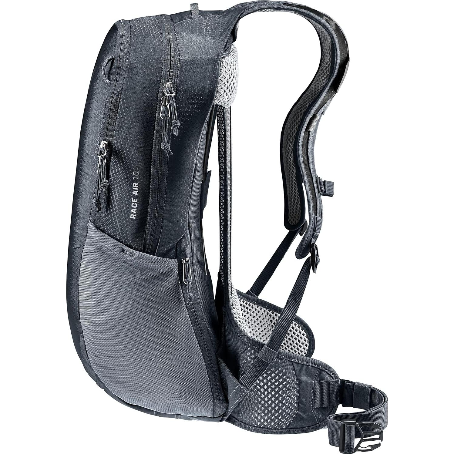 Mochila Deuter Race Air 10L para Ciclismo de Montaña Negra