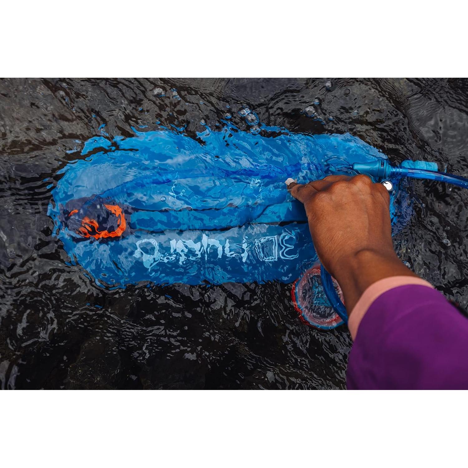 Reservorio de Agua Gregory Hydro 3L para Senderismo Océano/Naranja