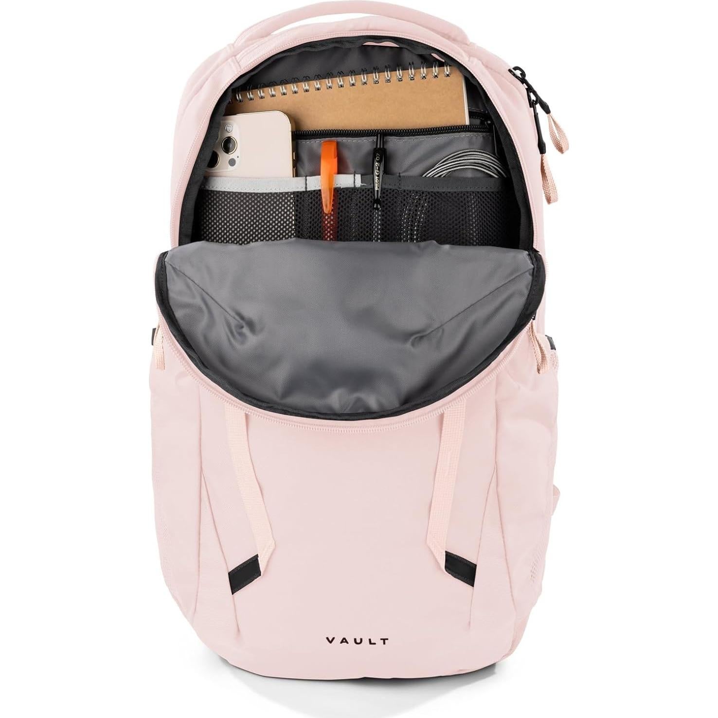 Mochila para portátil The North Face Vault Mujer 26L Salmón