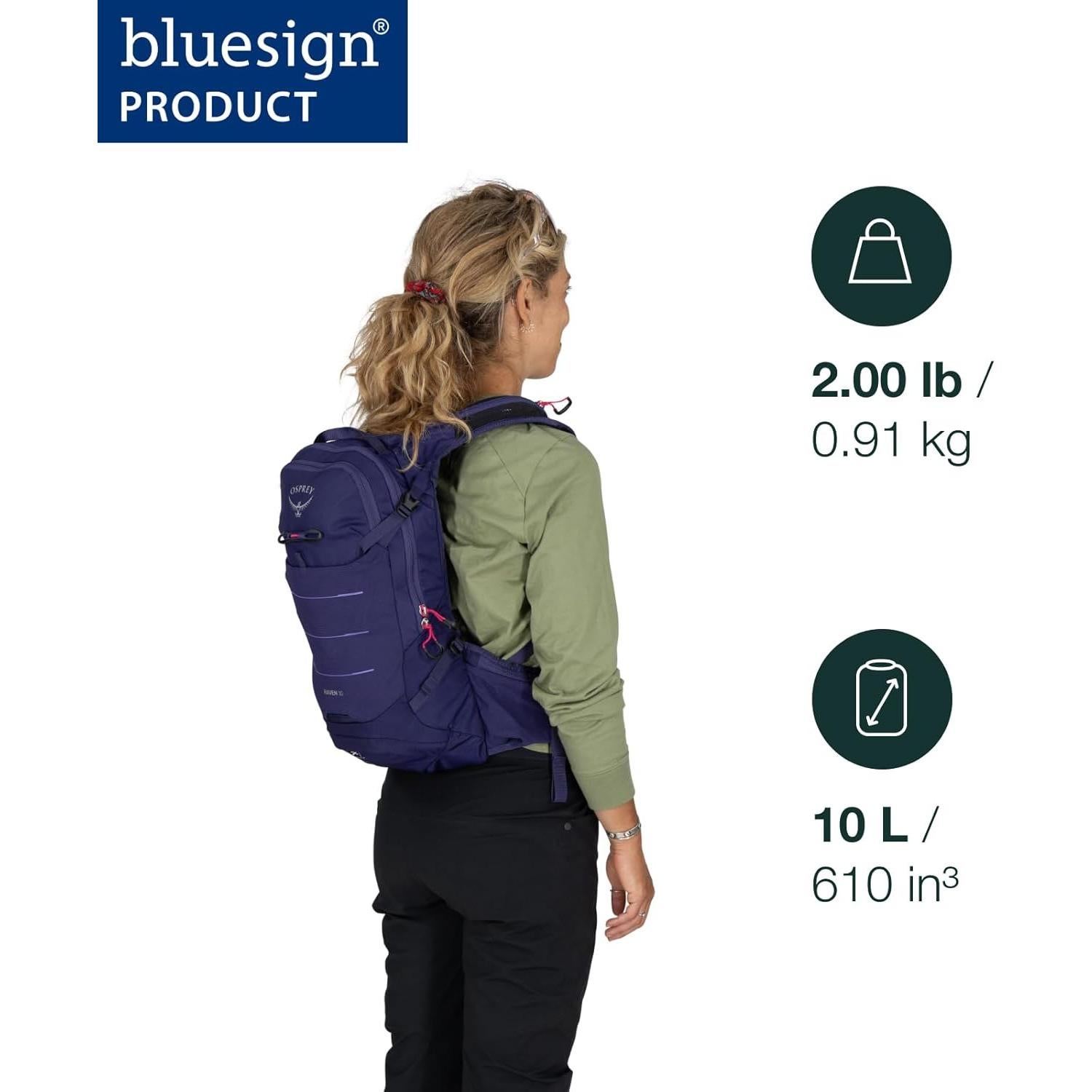 Mochila de Ciclismo Osprey Raven 10L para Mujeres con Reservorio