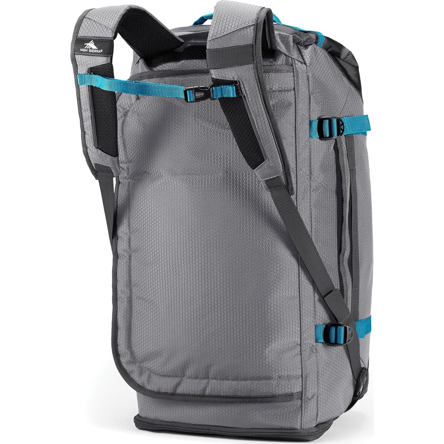 Bolsa de Viaje High Sierra Gris Acero 64L Mochila Duffel