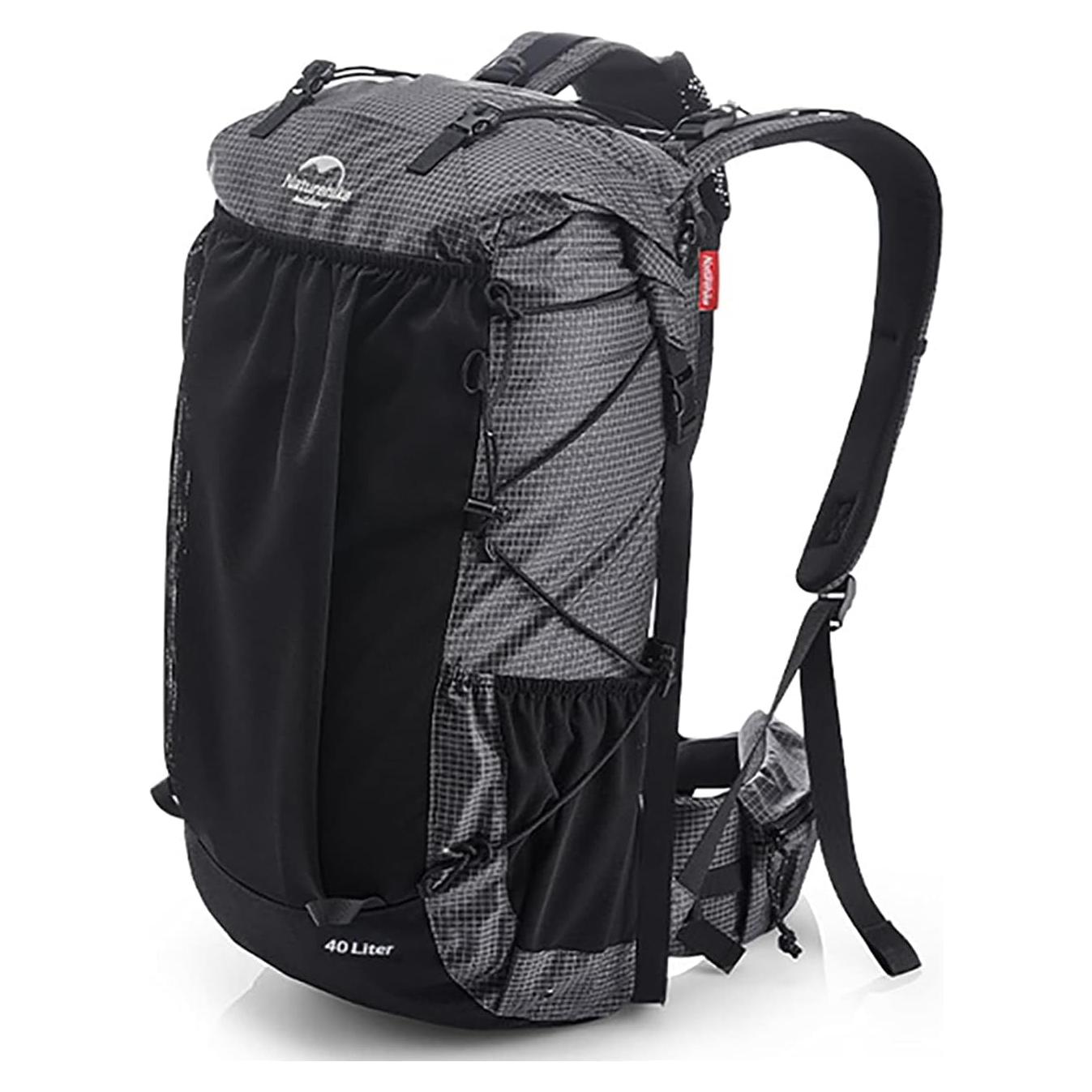 Mochila de Senderismo Naturehike 45L Ligera con Funda de Lluvia