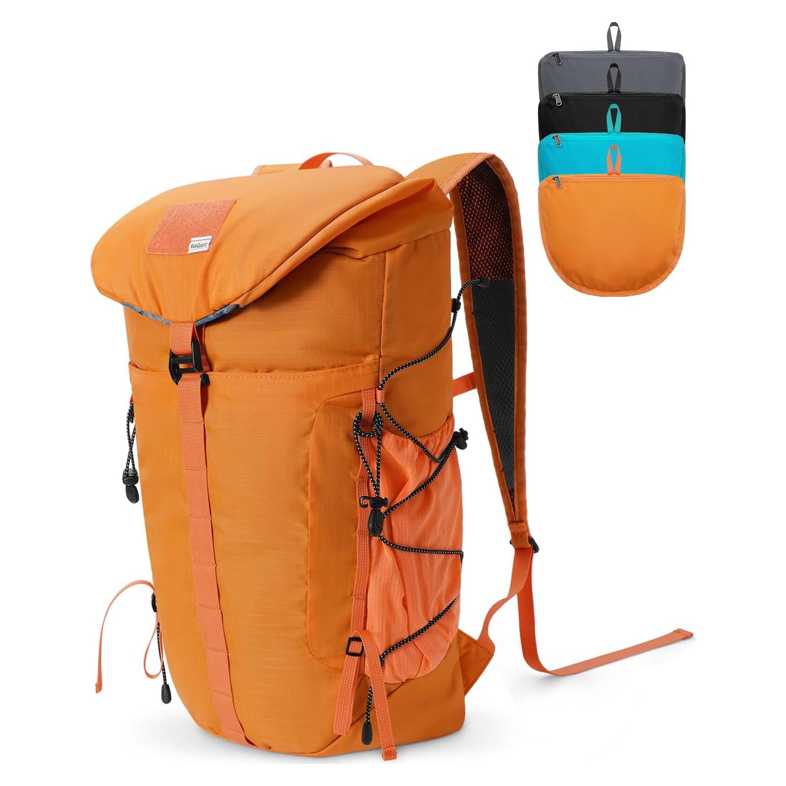 Mochila de Senderismo 30L BQ6093 Resistente al Agua Naranja