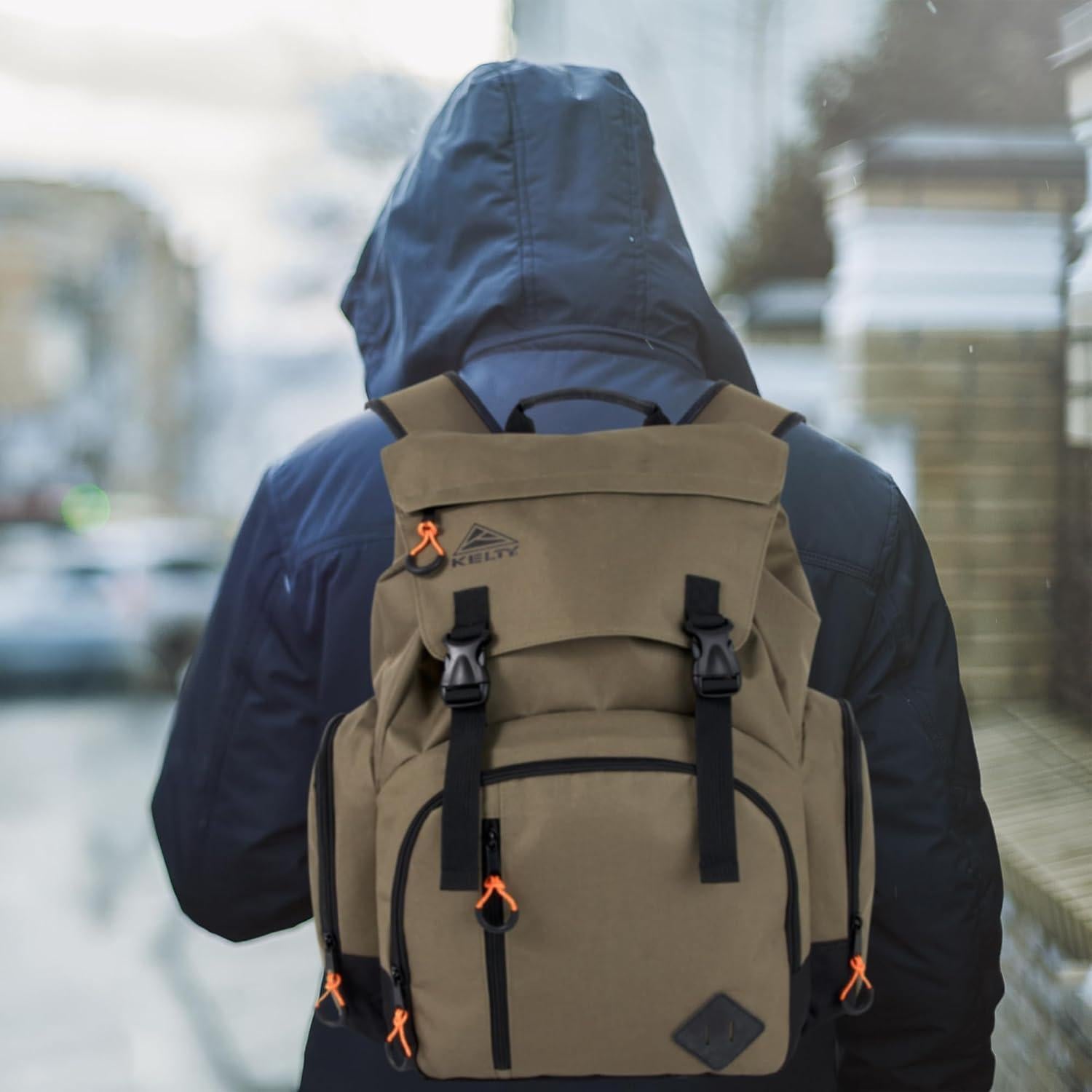Mochila de Senderismo Kelty 23L Verde Bosque con Funda para Laptop
