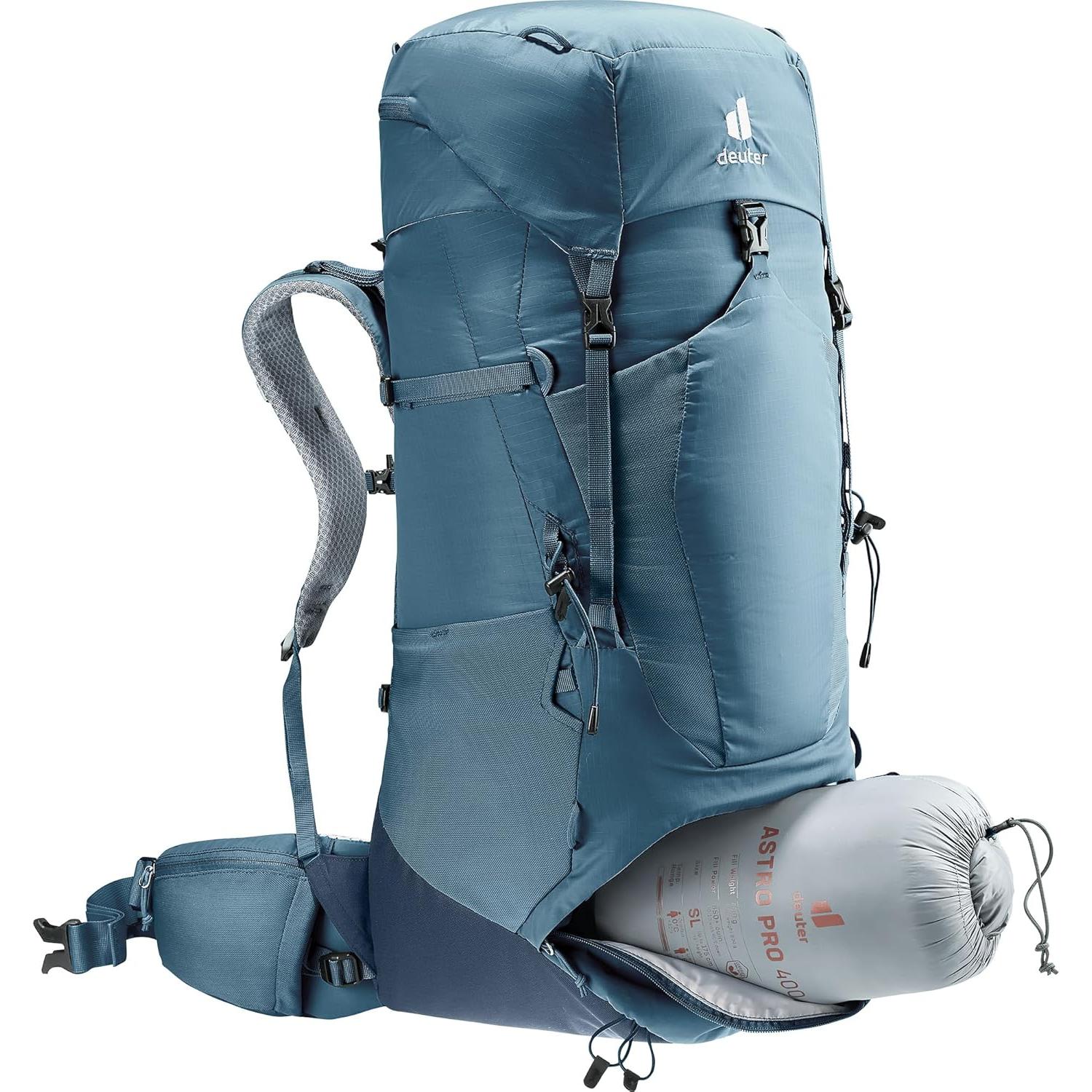 Mochila Deuter Aircontact Lite 50+10L para Hombres - Atlántico