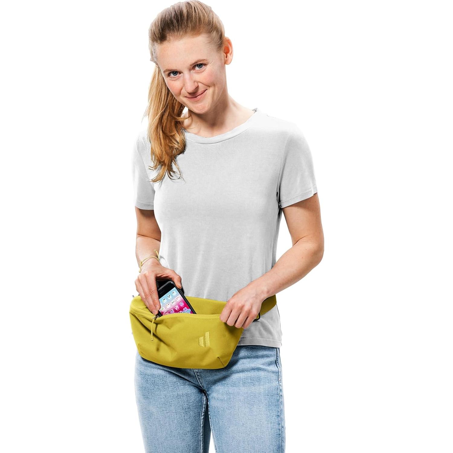 Mochila Bandolera Deuter 1.5L Ecológica Unisex Cúrcuma