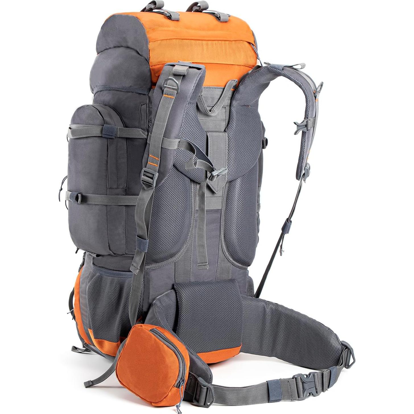 Mochila Tripole Gears 65L con Estructura Interna y Plegable 20L