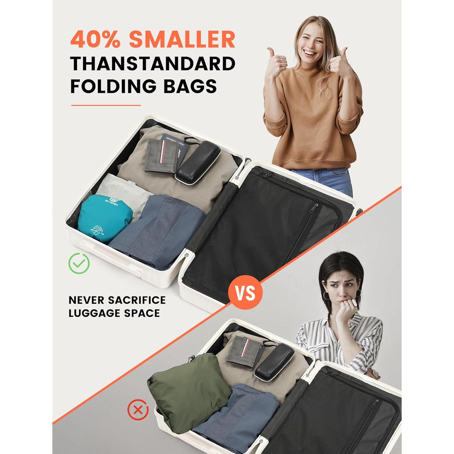 Mochila Plegable SKYSPER 15L Unisex Ligera Resistente al Agua