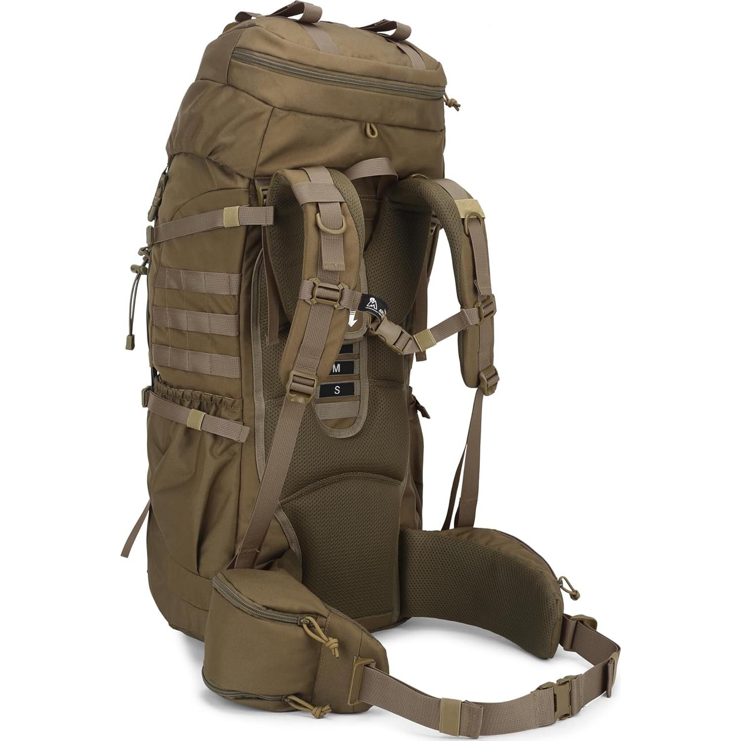 Mochila de Senderismo Mardingtop 70L con Funda para Lluvia