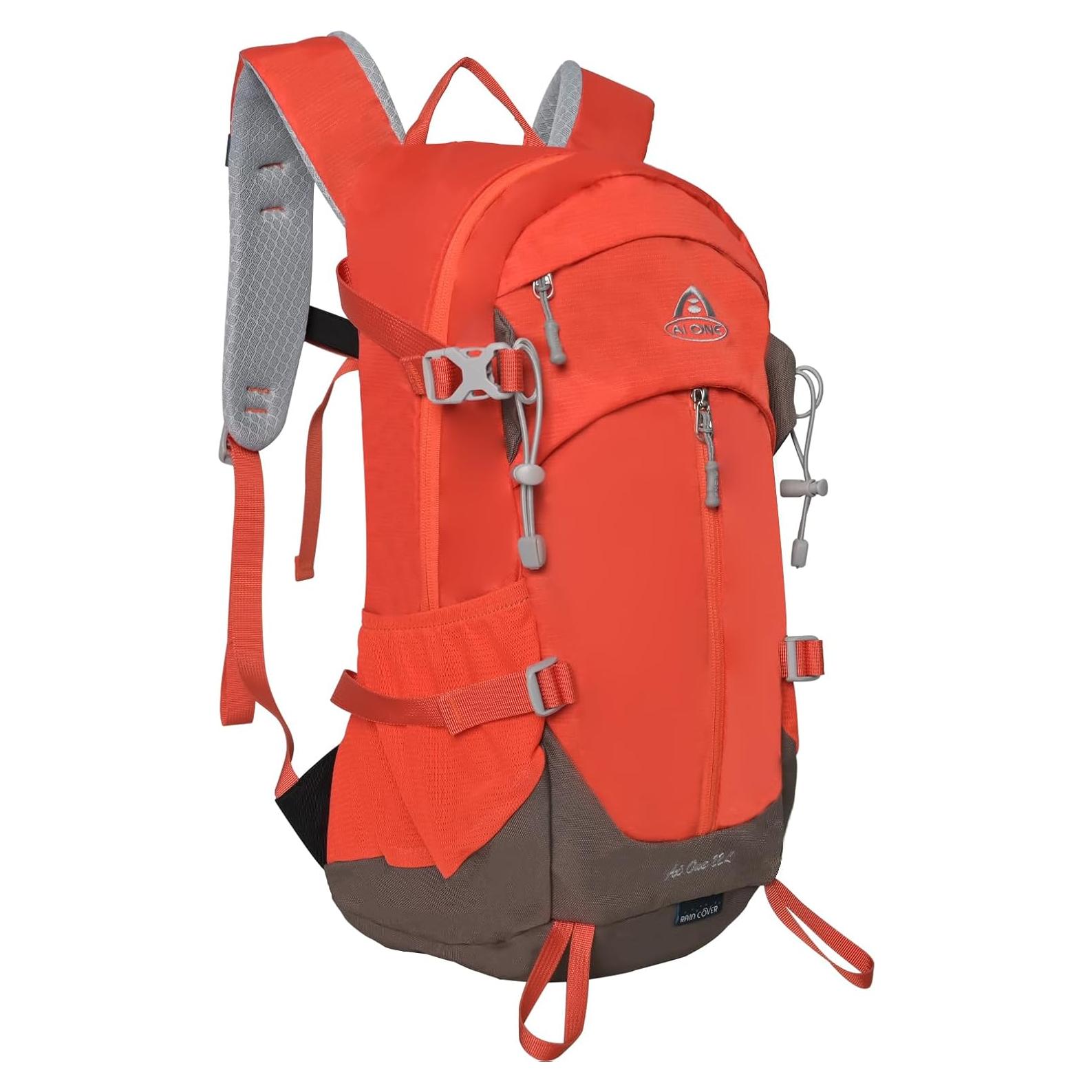 Mochila de Senderismo 27L Sumseek Impermeable Unisex Naranja