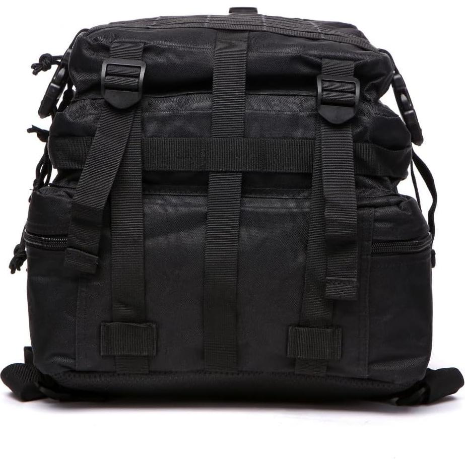 Mochila Táctica THURAM 45L Impermeable Nylon Negro