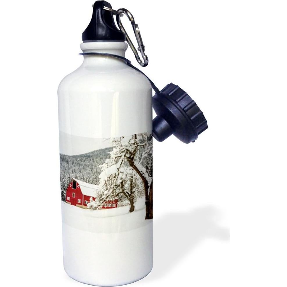 Botella de Agua Deportiva 3dRose 621ml Acero Inoxidable Multicolor