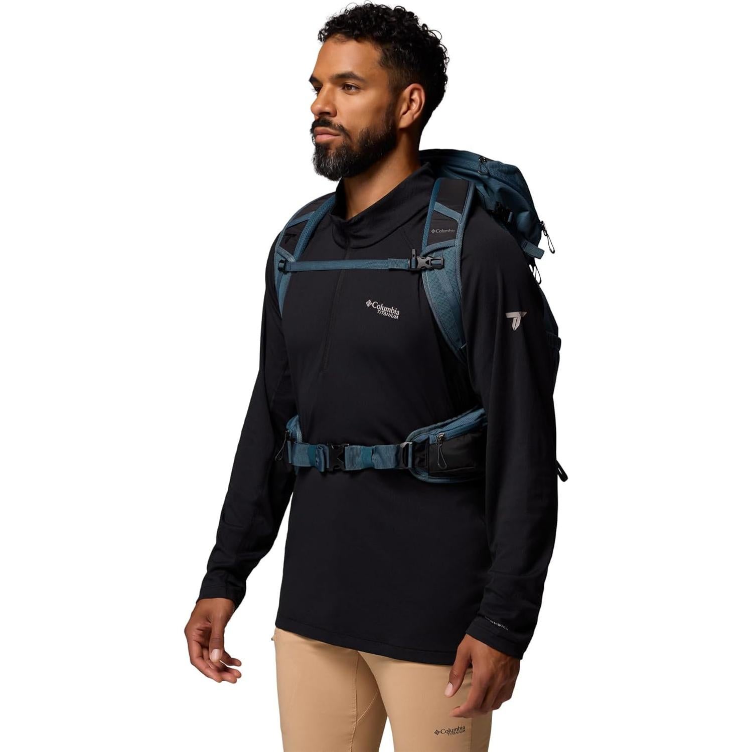 Mochila Unisex Columbia Titanium 36L Azul Everblue/Negro