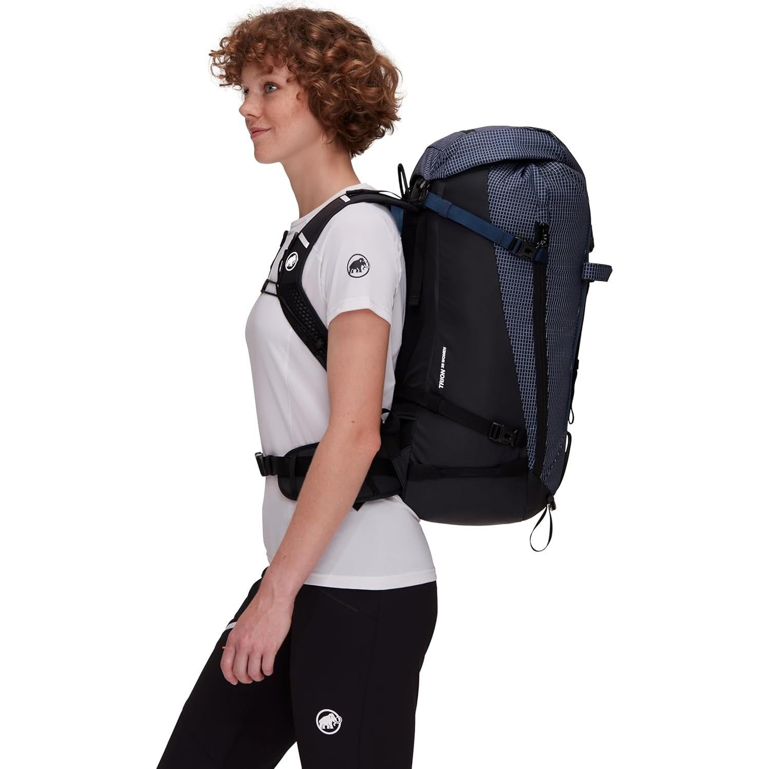 Mochila de Escalada Mammut Trion 38L para Mujeres - Marino/Negro