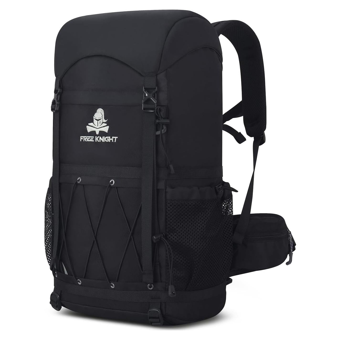 Mochila de Senderismo Bseash 40L Impermeable con Cubierta