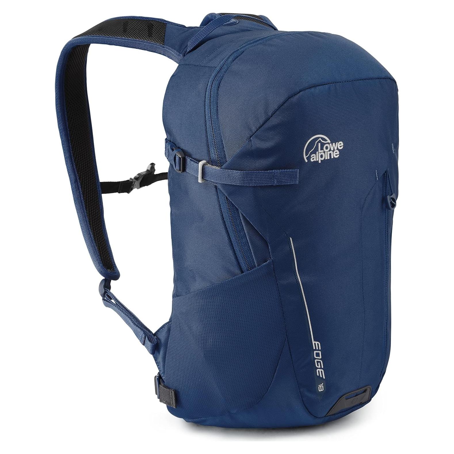 Mochila Lowe Alpine Edge 18L Unisex Azul - Correas Ajustables