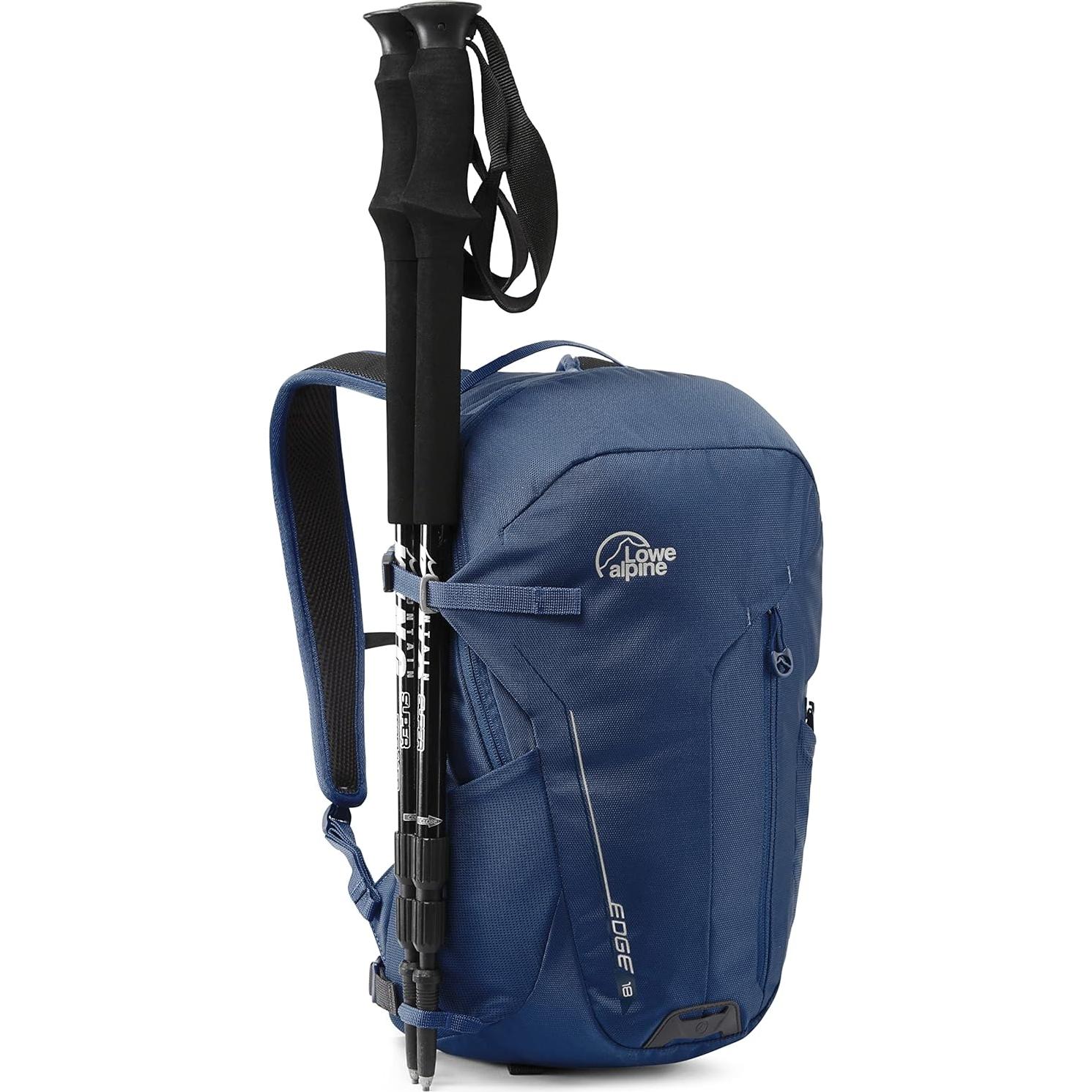 Mochila Lowe Alpine Edge 18L Unisex Azul - Correas Ajustables
