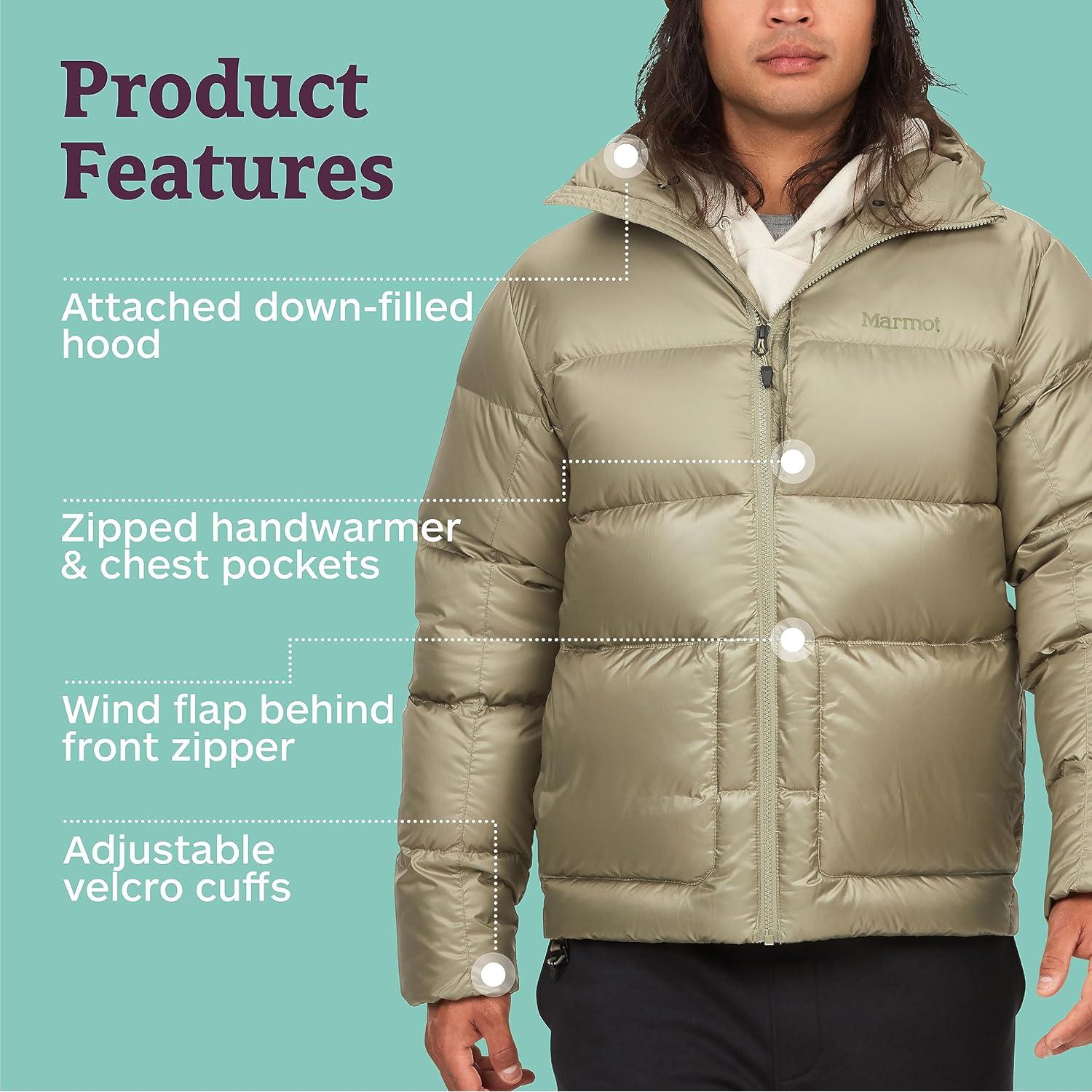 Chaqueta con Capucha Marmot Guides Down Hombre 700 Relleno Plumas