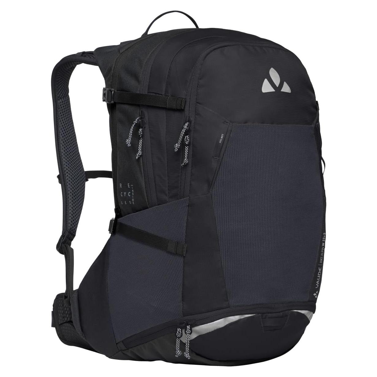 Mochila MTB Vaude Bike Alpin 27L Negra con Compartimento Hidratación