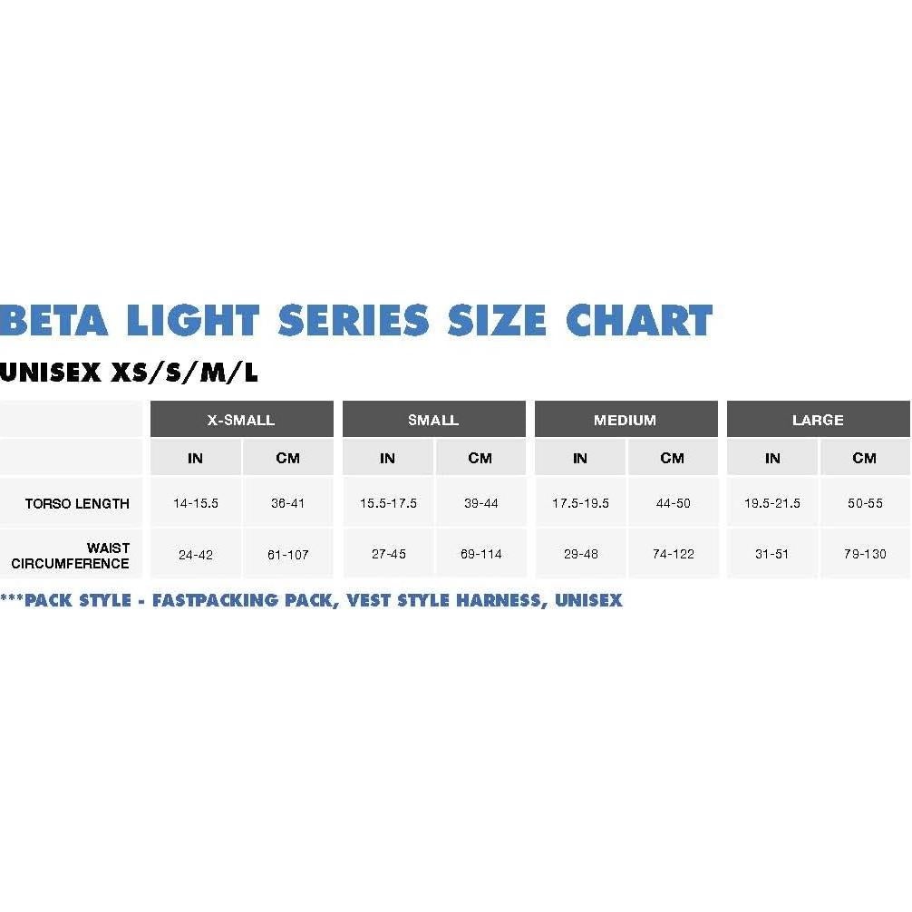 Mochila de Senderismo Black Diamond Beta Light 30L Impermeable