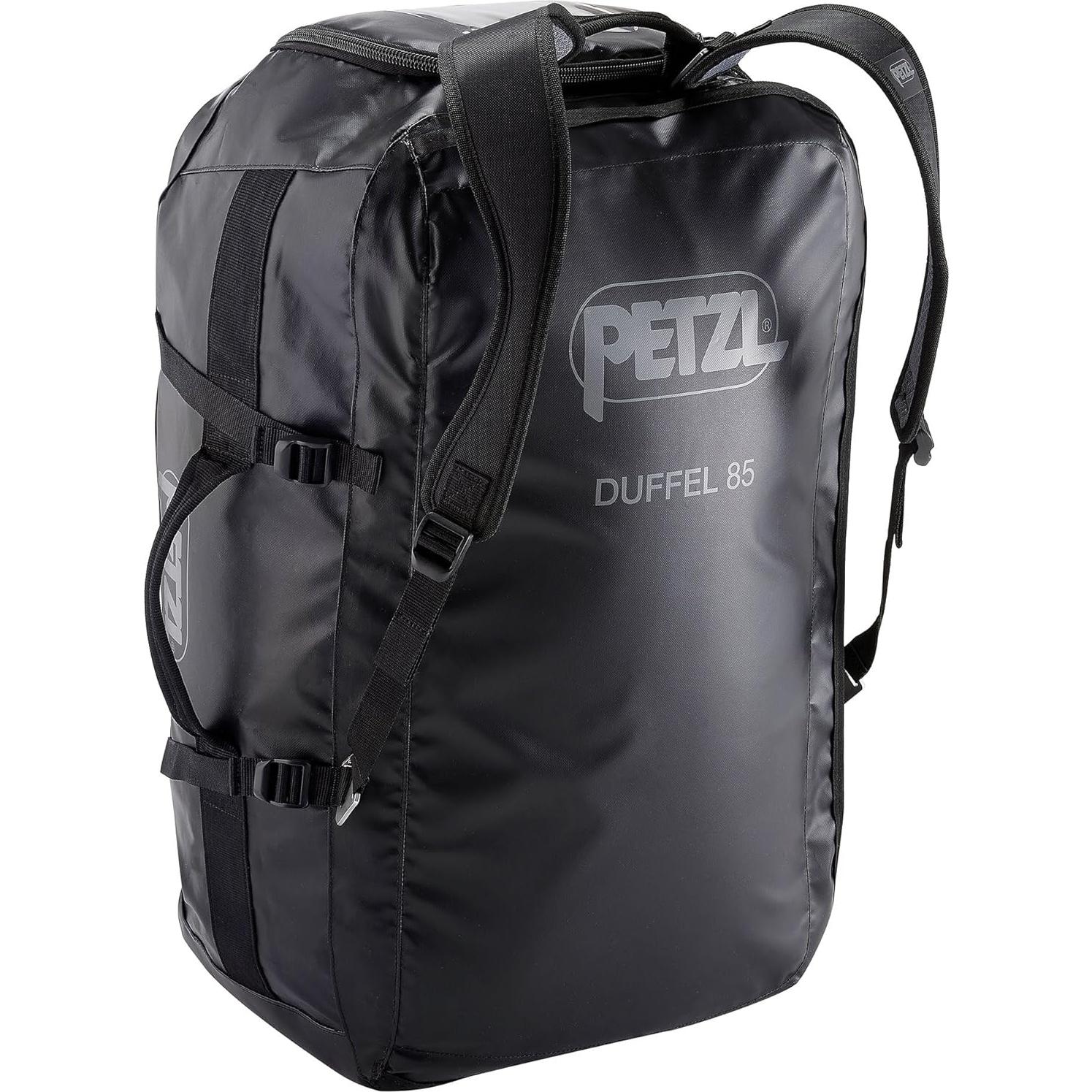 Bolsa de Mochila Petzl Duffel 85L Negra Ergonómica