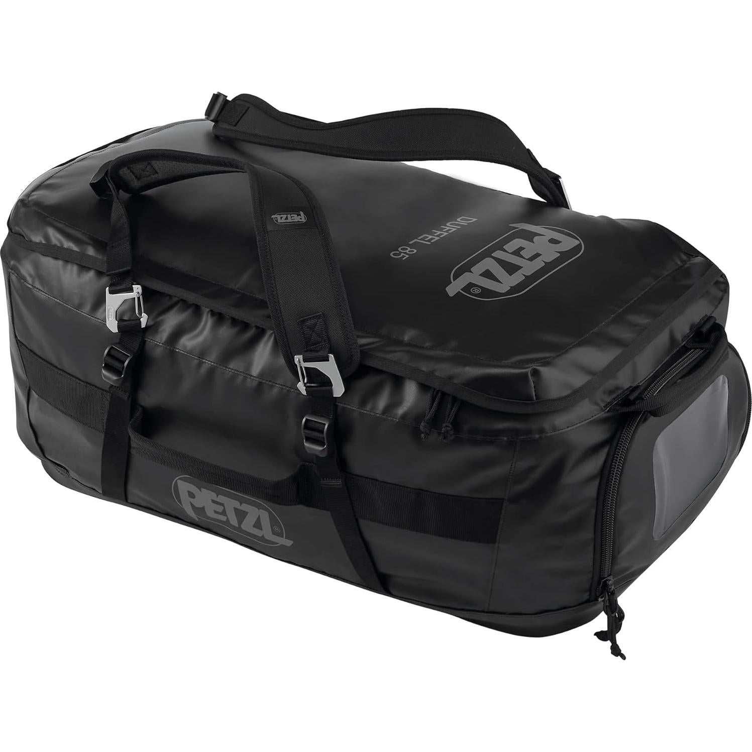 Bolsa de Mochila Petzl Duffel 85L Negra Ergonómica