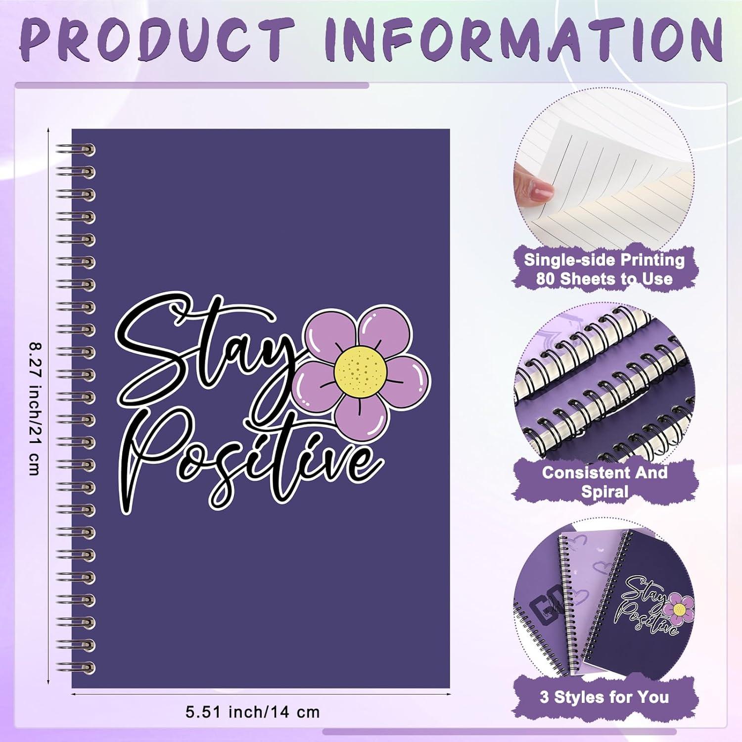 Geyoga 13 Piezas Suministros Escolares Morados con Estuche