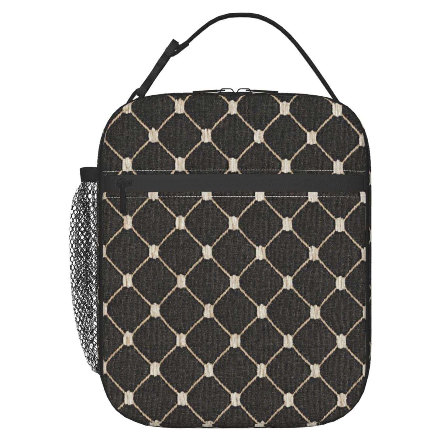 Bolsa de Almuerzo Reutilizable VNDWTHF Aislante 26x21cm Beige