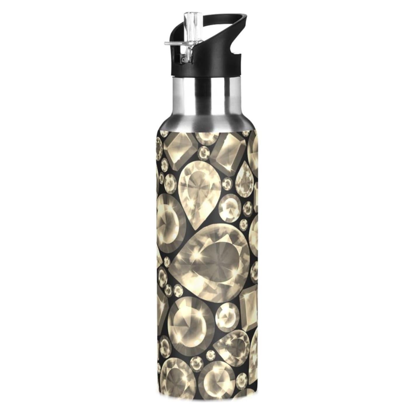 Botella de Agua Acero Inoxidable 1000 ml Doble Pared Vftphvr