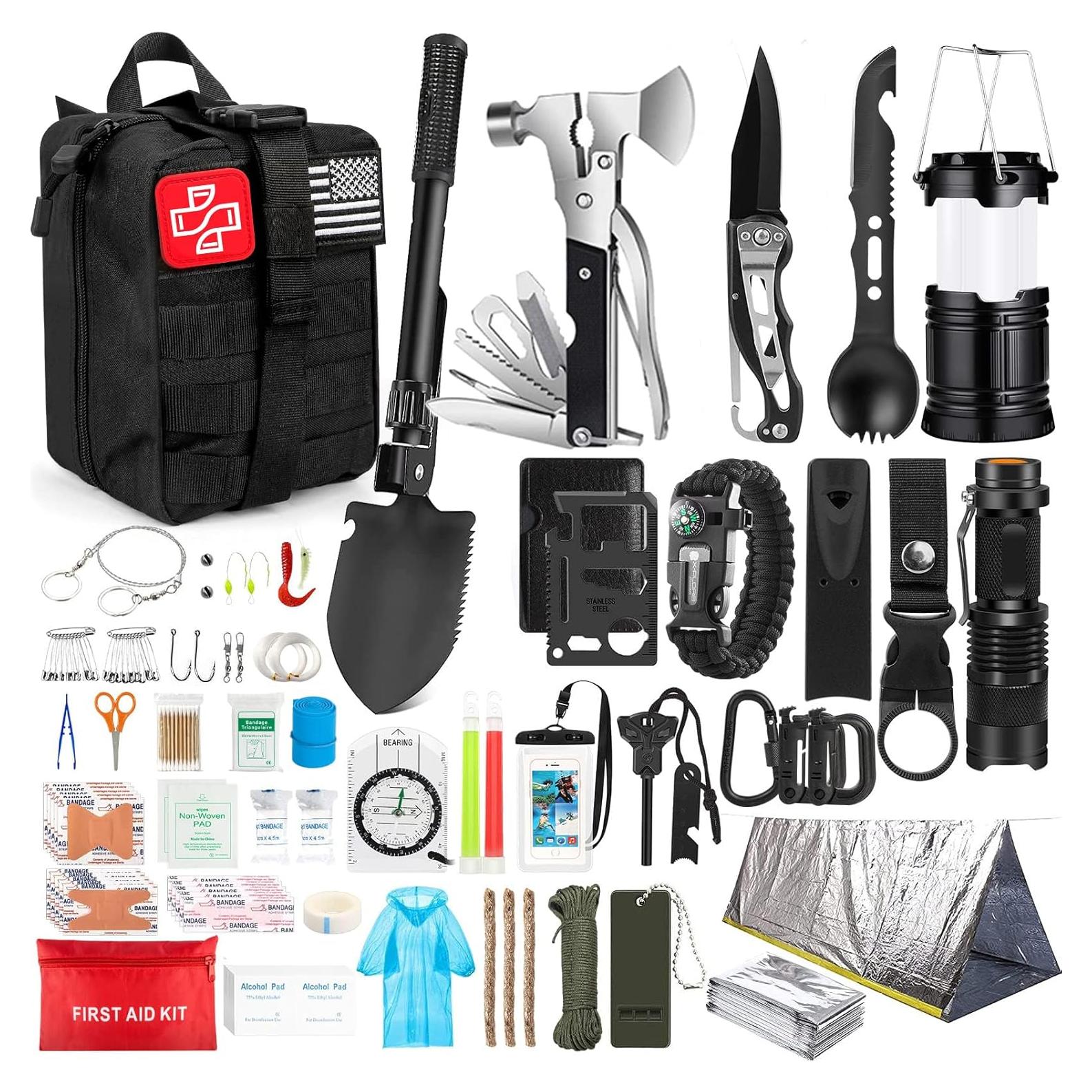 Kit de Supervivencia 254 en 1 EchoVenrek con Primeros Auxilios