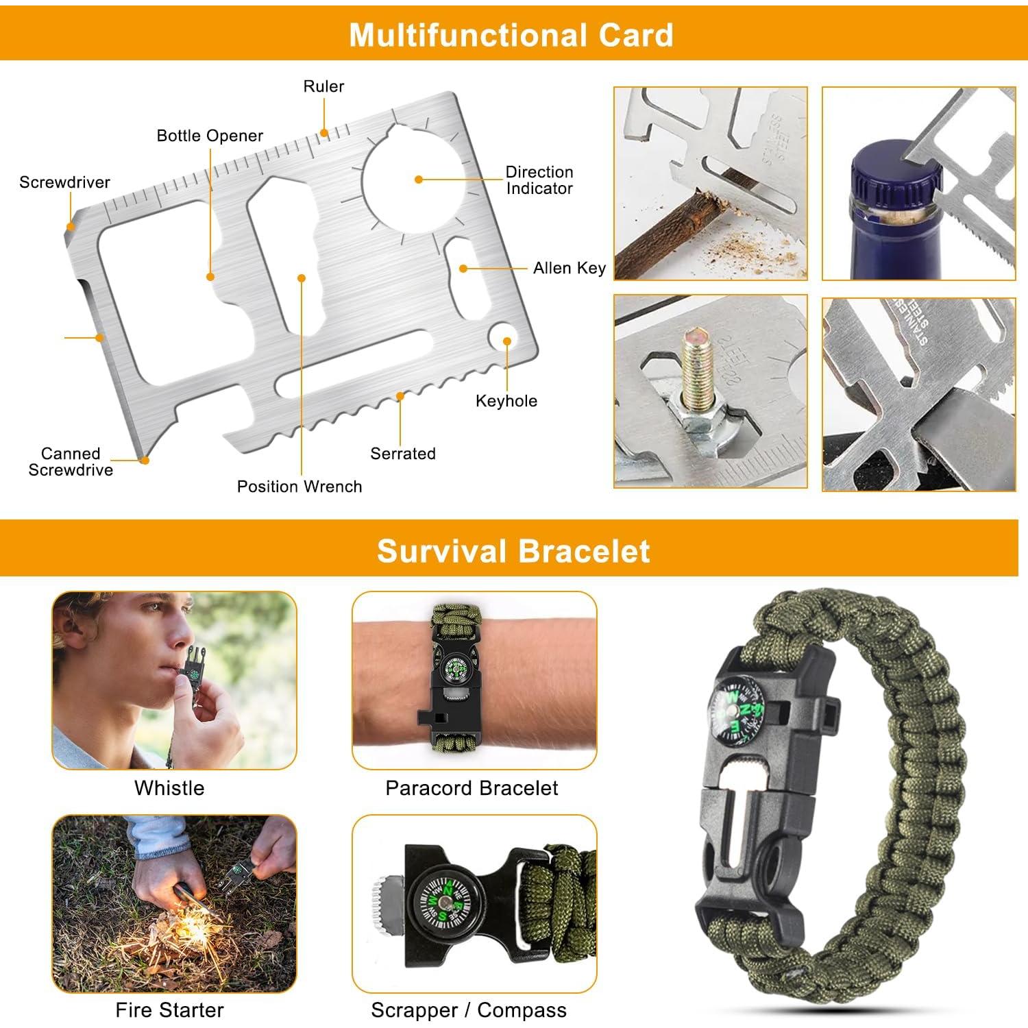 Kit de Supervivencia 11 en 1 EchoVenrek FS-119-1 Compacto