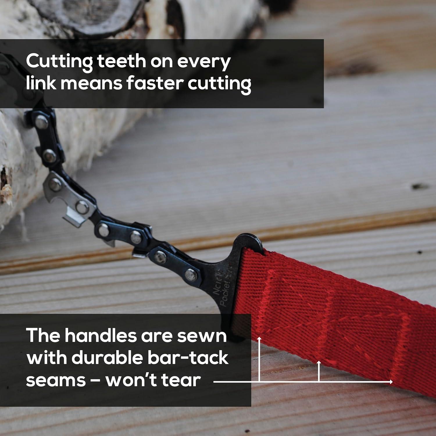 Sierra de Bolsillo Nórdica 36 cm 50 Dientes Plegable Verde