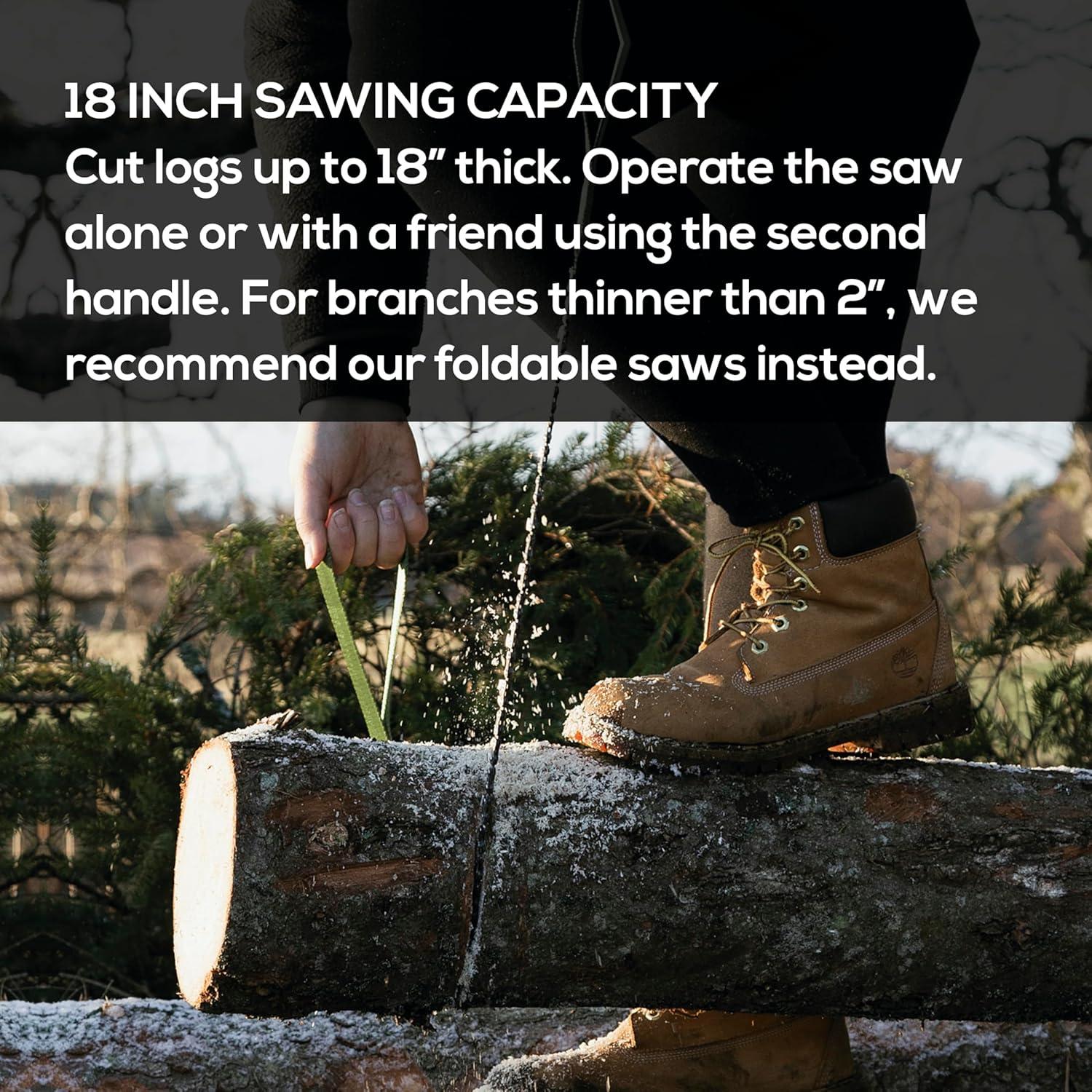 Sierra de Bolsillo Nórdica 36 cm 50 Dientes Plegable Verde