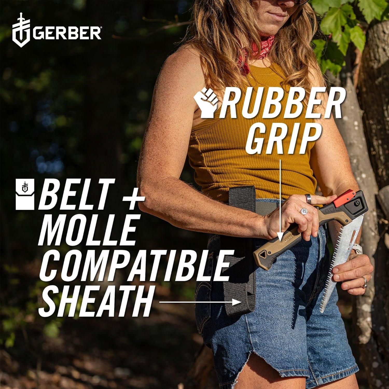 Sierra de Camping Gerber Gear 20.32 cm Plegable Ergonómica