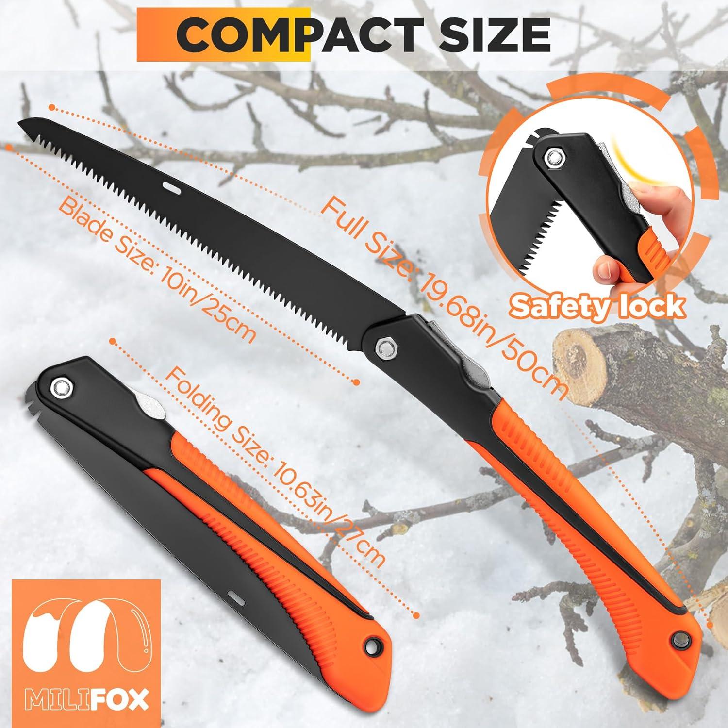 Sierra de Mano Plegable Milifox 26.99 cm SK5 para Jardinería