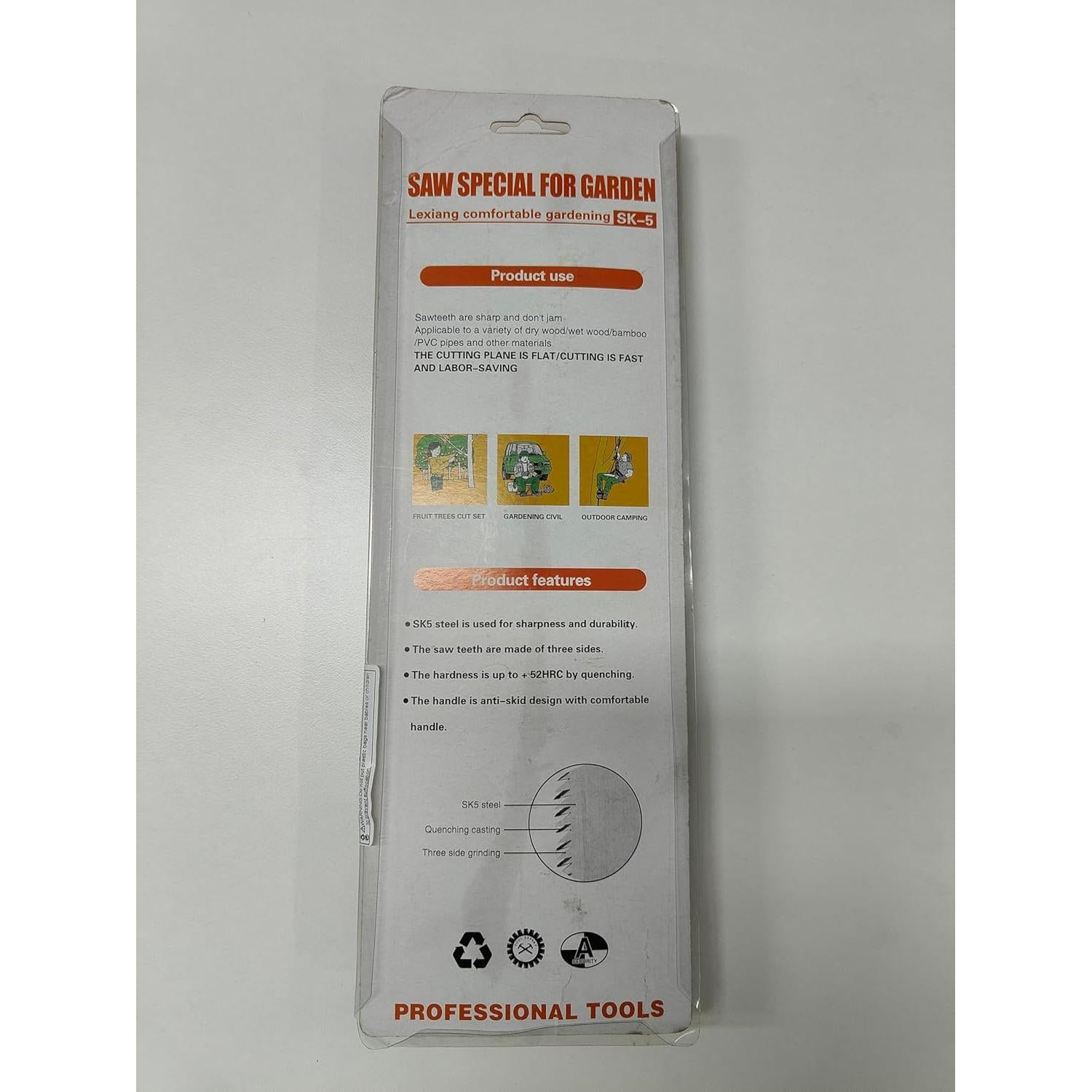 Sierra de Mano Plegable Milifox 26.99 cm SK5 para Jardinería