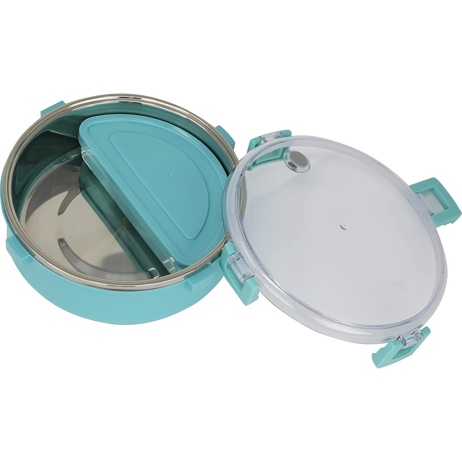 Contenedor Redondo de Almuerzo MIRA Acero Inoxidable 1.2L