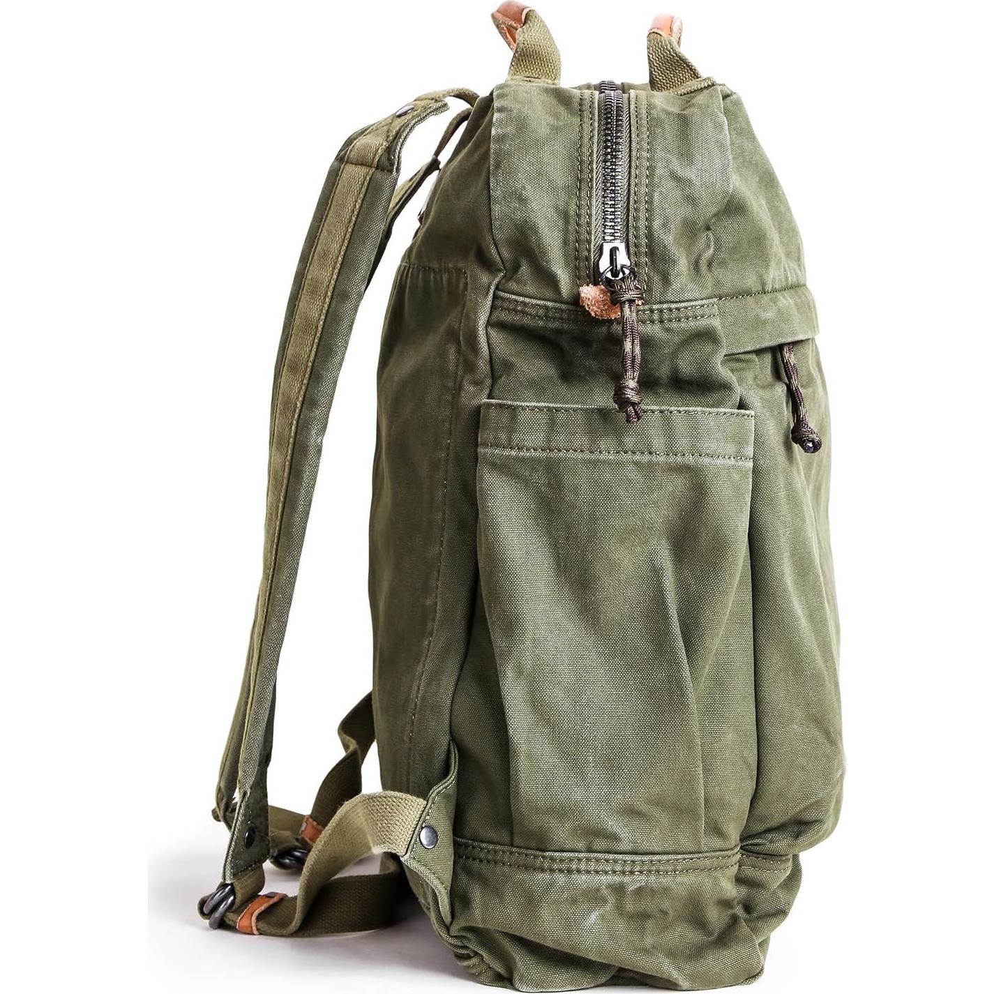 Mochila de Canvas Gootium G2001 para Hombre y Mujer - Oliva