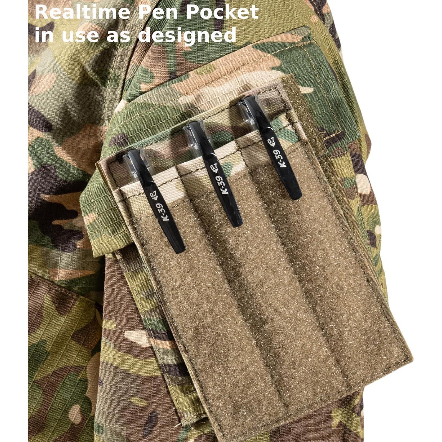 Soporte de Bolígrafo Táctico VEPKOIT OCP Multicam 15x10 cm