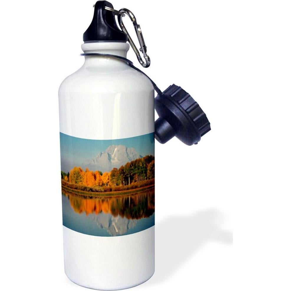 Botella de Agua Deportiva 3dRose 621ml Acero Inoxidable Multicolor